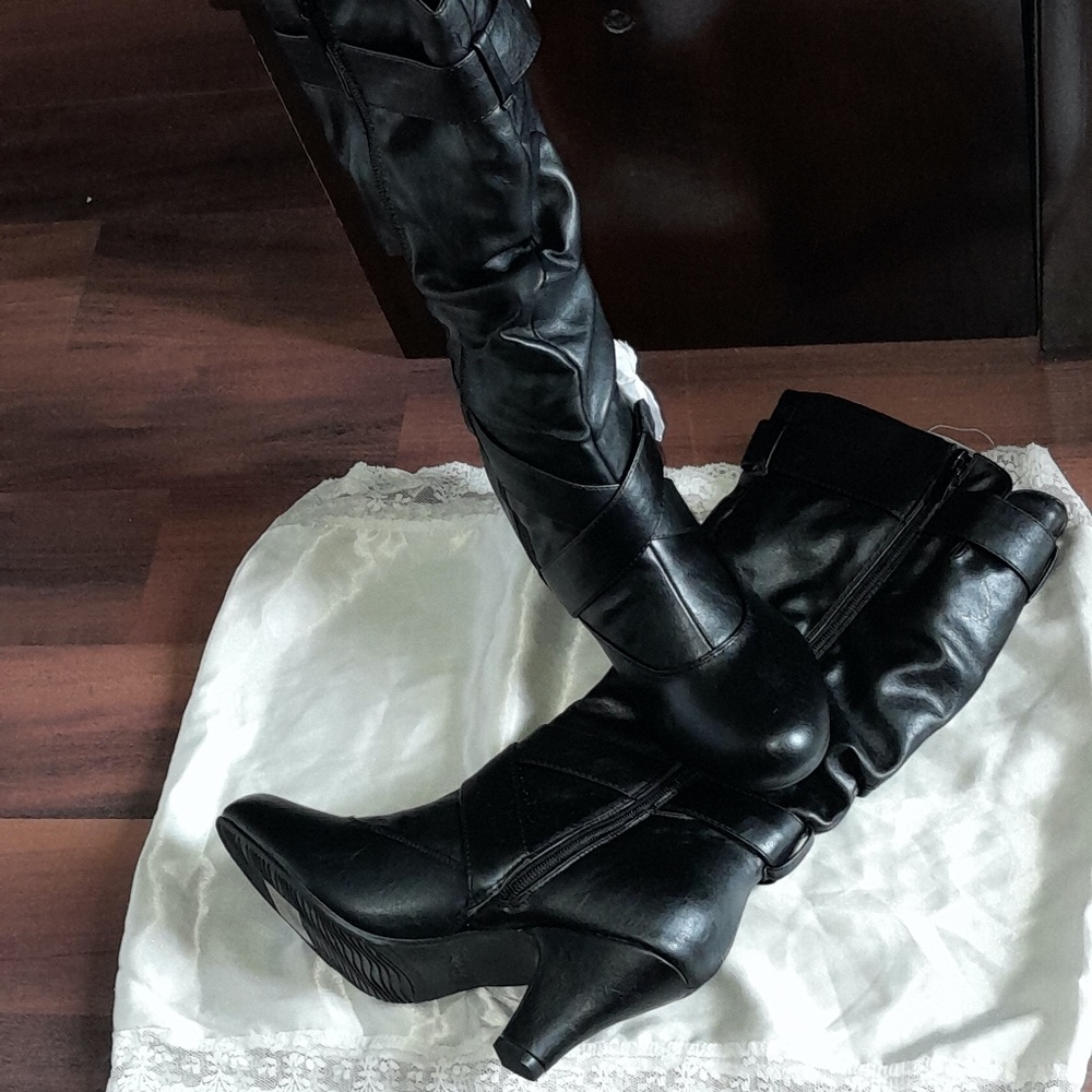 Forever Mid-calf Leather Boots